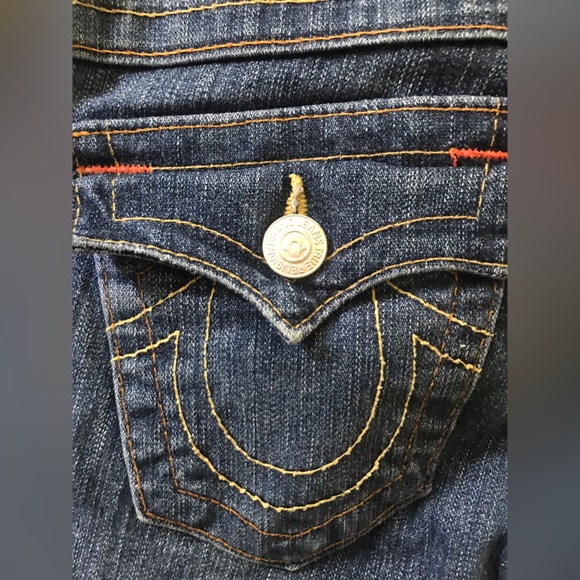 True Religion woman’s dark wash jeans size 25 - Picture 6 of 7